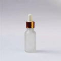 Frosted Amber Bottle with Dropper
