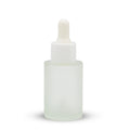 Glass Frosted Amber Bottle with Dropper